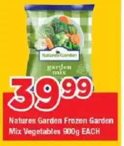 OK Grocer Natures Garden Frozen Garden Mix Vegetables offer