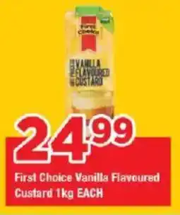 OK Grocer First Choice Vanilla Flavoured Custard offer