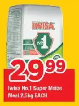 OK Grocer Iwisa No.1 Super Maize Meal offer