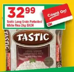 OK Grocer Tastic Long Grain Parboiled White Rice offer