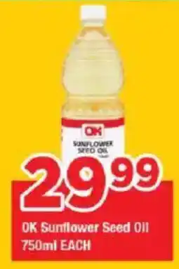 OK Grocer OK Sunflower Seed Oil offer
