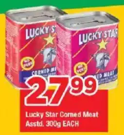 OK Grocer Lucky Star Corned Meat Asstd. offer