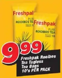 OK Grocer Freshpak Rooibos Tea Tagless Tea Bags offer