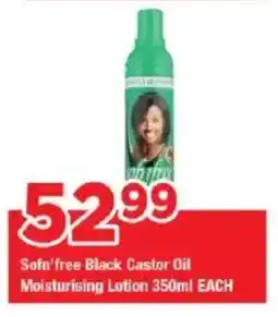OK Grocer Sofn'free Black Castor Oil Moisturising Lotion offer