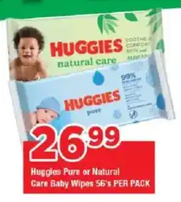 OK Grocer Huggies Pure or Natural Care Baby Wipes offer