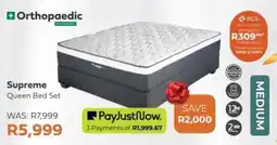 The Bed Shop Orthopaedic Supreme Queen Bed Set offer