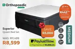 The Bed Shop Orthopaedic Superior Queen Bed Set offer