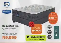 The Bed Shop Sealy Boavista Firm Queen Bed Set offer