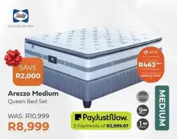 The Bed Shop Sealy Arezzo Medium Queen Bed Set offer