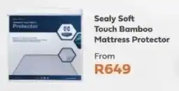 The Bed Shop Sealy Soft Touch Bamboo Mattress Protector offer