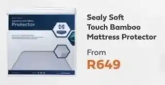 The Bed Shop Sealy Soft Touch Bamboo Mattress Protector offer