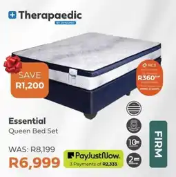 The Bed Shop Therapaedic Essential Queen Bed Set offer