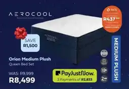 The Bed Shop Aerocool Orion Medium Plush Queen Bed Set offer