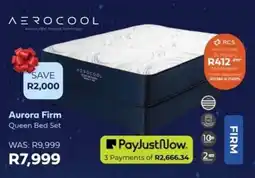 The Bed Shop Aerocool Aurora Firm Queen Bed Set offer