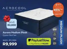 The Bed Shop Aerocool Aurora Medium Plush Queen Bed Set offer