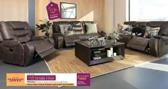 Bradlows Winston 5 Action Reclining Lounge Suite offer