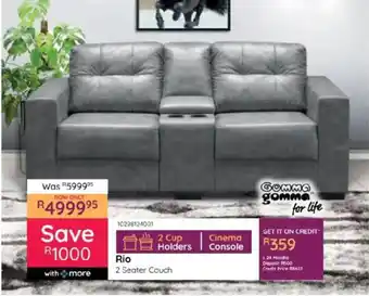Bradlows Rio 2 Seater Couch offer