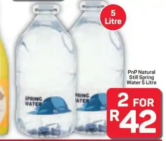 Pick n Pay Hypermarket PnP Natural Still Spring Water offer