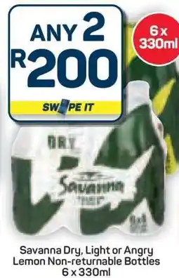 Pick n Pay Hypermarket Savanna Dry, Light or Angry Lemon offer