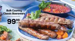 Pick n Pay Bulk Country Classic Boerewors offer