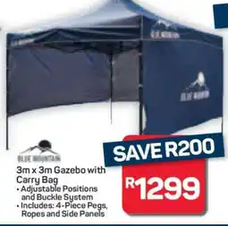 Pick n Pay Hypermarket 3m x 3m Gazebo with Carry Bag offer