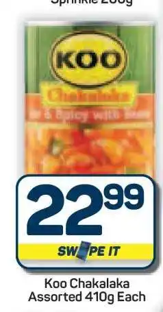 Pick n Pay Hypermarket Koo Chakalaka Assorted 410g offer