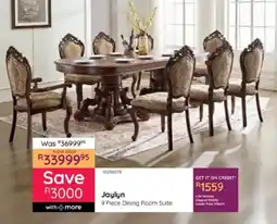 Bradlows Jaylyn Dining Room Suite offer
