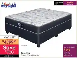 Bradlows Serenity Queen 152cm Base Set offer