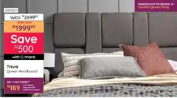 Bradlows Trivia Queen Headboard offer