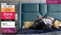 Bradlows Peyton Queen Headboard offer