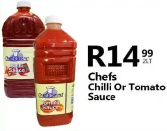 Take 'n Pay Chefs Chilli Or Tomato Sauce offer