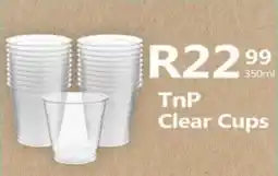Take 'n Pay TnP Clear Cups offer