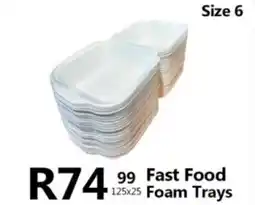 Take 'n Pay Fast Food Foam Trays offer