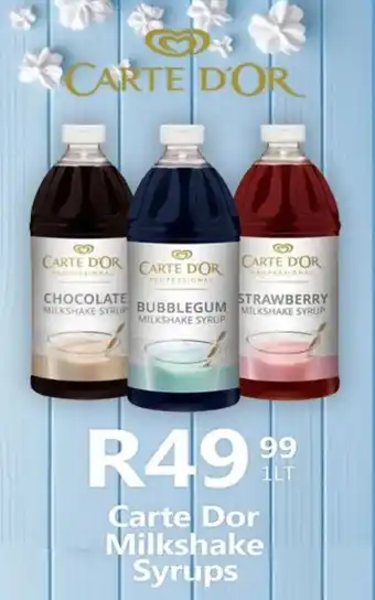 Take 'n Pay Carte Dor Milkshake Syrups offer