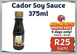 Foodeez Cador Soy Sauce offer