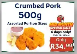 Foodeez Crumbed Pork offer