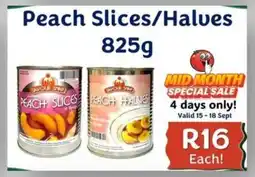 Foodeez Peach Slices/ Halves offer