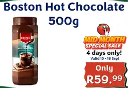 Foodeez Boston Hot Chocolate offer