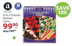 ToysRUs Ambassador 4-in-1 Classic Games offer