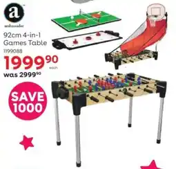 ToysRUs Ambassador 4-in-1 Games Table offer