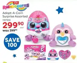 ToysRUs Zuru Rainbocorns Adopt-A-Corn Surprise Assorted offer