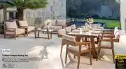 Builders Warehouse Etvaal 9 Piece Saligna Dining Set offer
