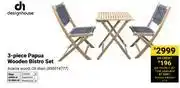 Builders Warehouse Design House 3 Piece Papua Wooden Bistro Set offer