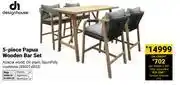 Builders Warehouse Design House 5 Piece Papua Wooden Bar Set offer