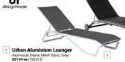Builders Warehouse Design House Urban Aluminium Lounger-Each offer