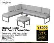 Builders Warehouse King Fisher Moorea 6 Seater Patio Couch & Coffee Table offer