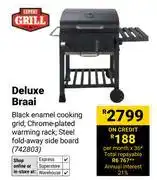 Builders Warehouse Expert Grill Deluxe Braai offer
