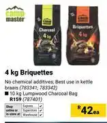 Builders Warehouse Campmaster 4Kg Briquettes offer
