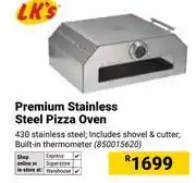 Builders Warehouse LK's Premium Stainless Steel Pizza Oven offer