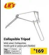 Builders Warehouse LK's Collapsible Tripod offer